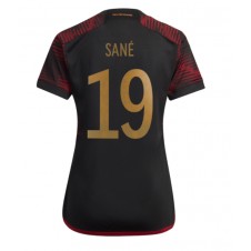 Tyskland Leroy Sane #19 Bortatröja Dam VM 2022 Korta ärmar